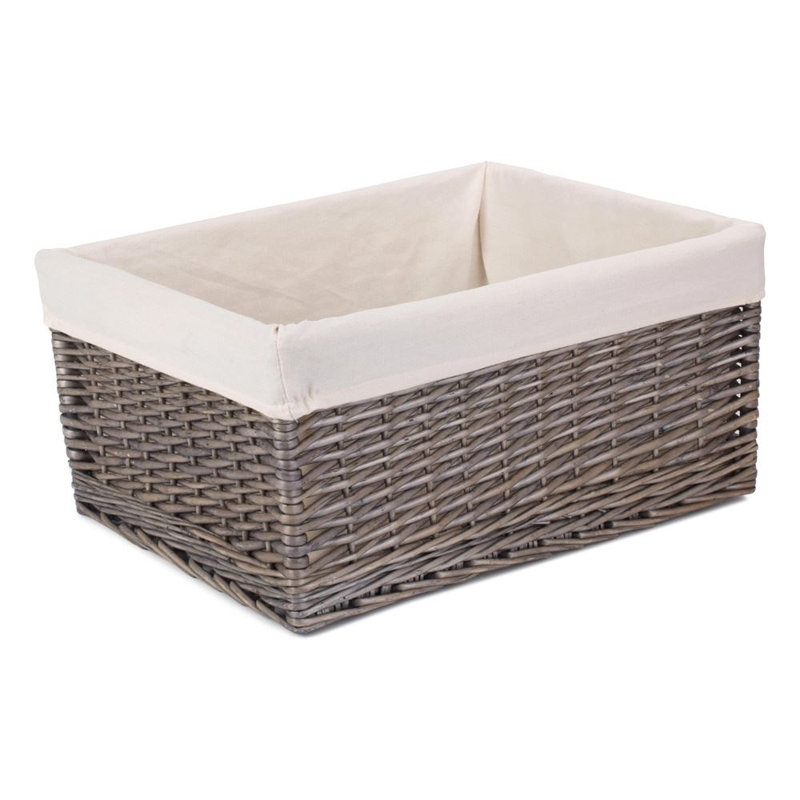 August Grove Wicker Decorative Basket