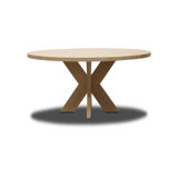 Luna Round Solid Oak Dining Table