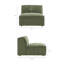 Canapé modulaire rembourré en U 6 pièces Bange Performance-1752786591