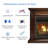 Duluth Forge Dual Fuel Ventless Gas Fireplace With Mantel-25180471-48414523