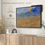 "Art mural gerbes de blé et lune montante"-344969846