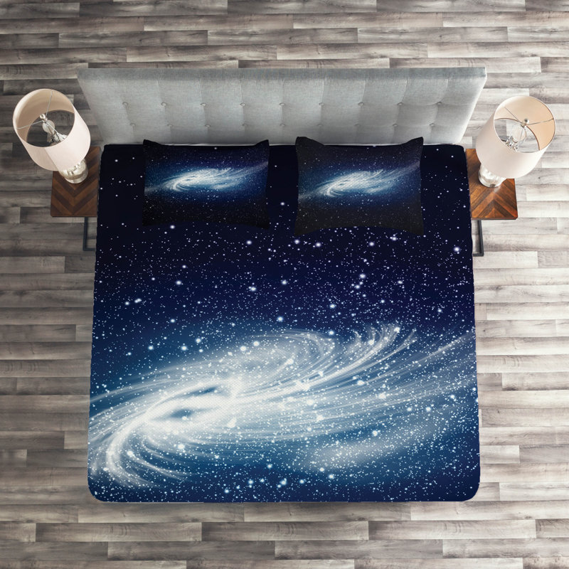 Modern & Contemporary Polyester Coverlet, King Bedspread + 2 Shams