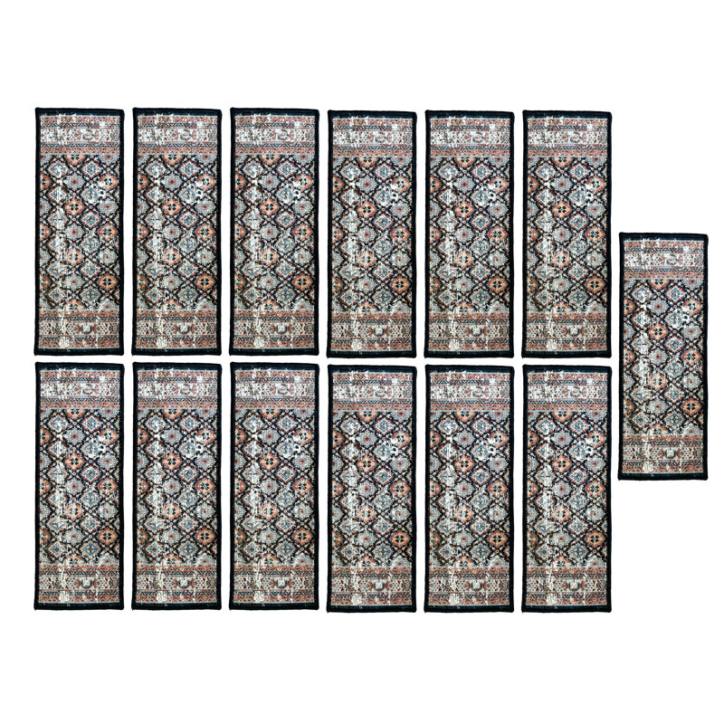 Tapis d'escalade Bakhtiari, Rectangle 26 po x 8,5 po