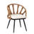 5 Pieces Patio Dining Set Wicker Outdoor Furniture Rectangular Table And Chairs Set For Garden Deck-1629733250