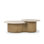 Toro Coffee Table-Cappuccino Marble