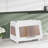 Plastic Dish Drying Rack And Drain Board With Lid Cover-101946358