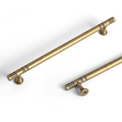 Goo-Ki Zinc Alloy Cabinet Pulls, 3" Hole Spacing, Black, Modern Farmhouse Drawer Handles for Kitchen Cabinets, Bathroom Vanities Closets