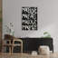 Make Love Art Money Bold Modern Abstract Wall Art Print 1 Piece Wrapped Canvas Wall Art-1214542367