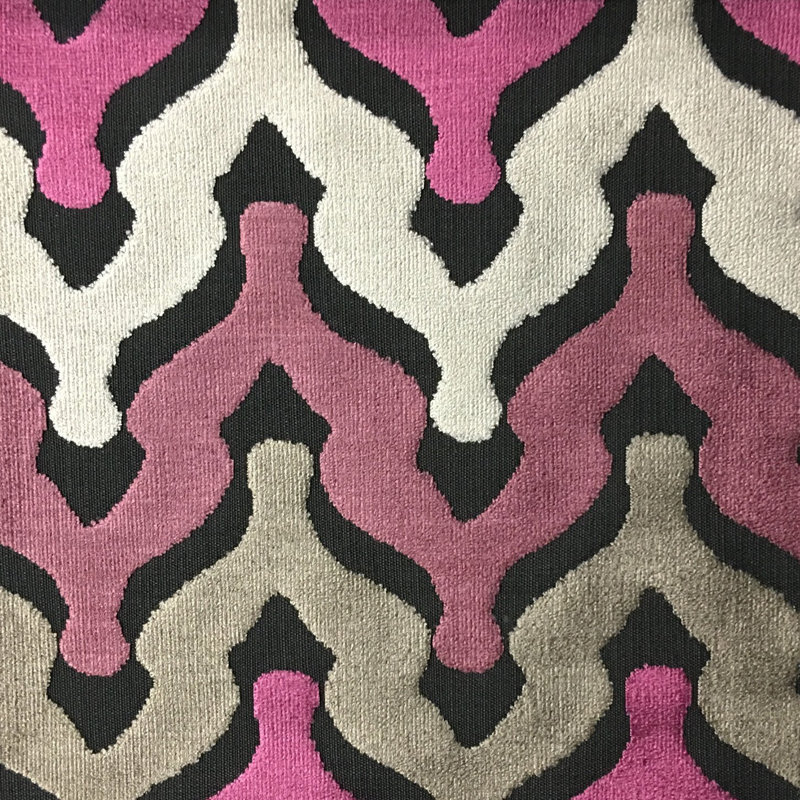 Tissu de revêtement en velours Monroe-Chester, Améthyste