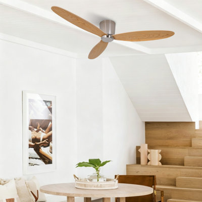 Ventilateur de plafond encastré à 3 pales avec télécommande Hardy