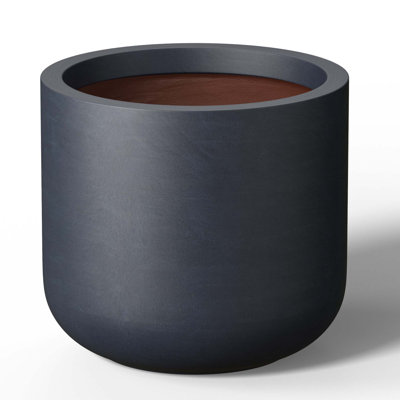 Large Concrete Round Planter / Pot With Drainage Holes