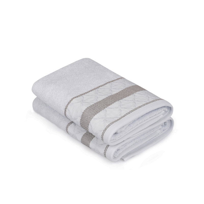 Ensemble de 2 serviettes Liana Lale, Lilas