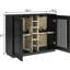 Armoire à vin de conception moderne avec 24 verres et 14 verres à café multifonctionnels pour la télévision, 90,32 lb