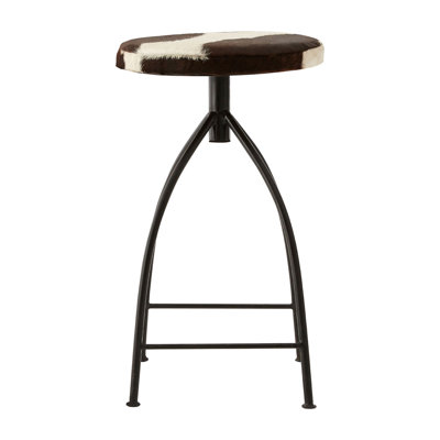 Tony Upholstered Counter Stool with Metal Frame