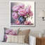 Art floral sur toile, pivoines roses, nature morte I-97189701-97189691