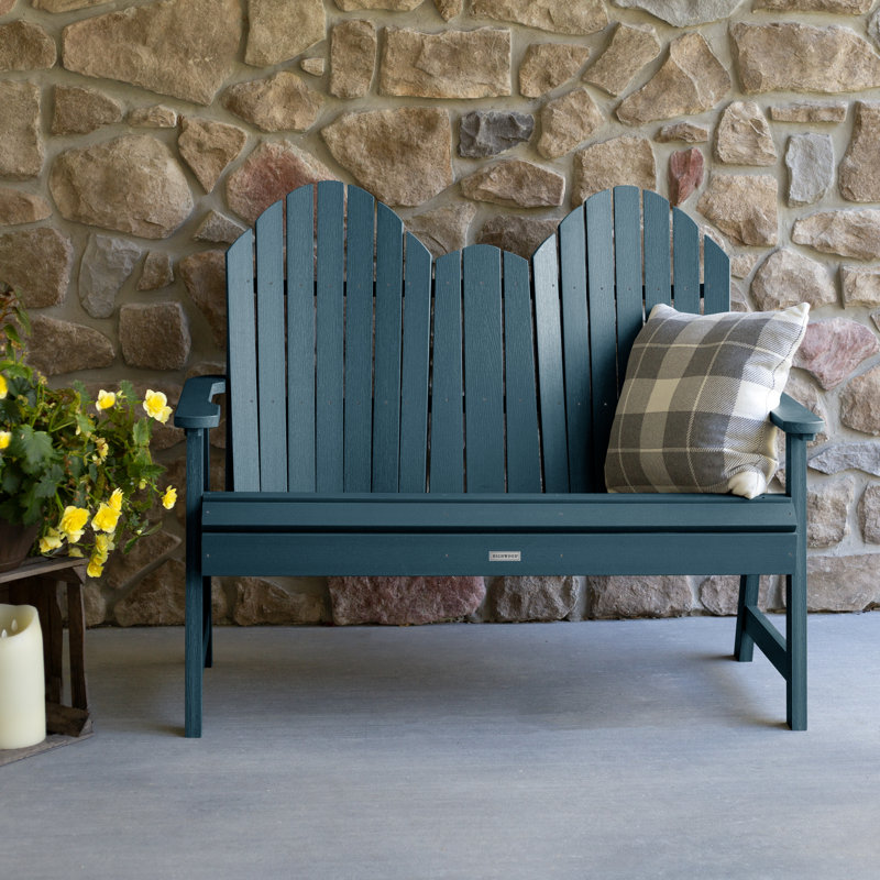Banc d'extérieur 4 pieds Chalee, Bleu Nantucket