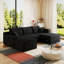 Canapé modulaire rembourré en U avec repose-pieds-130622444-130622448