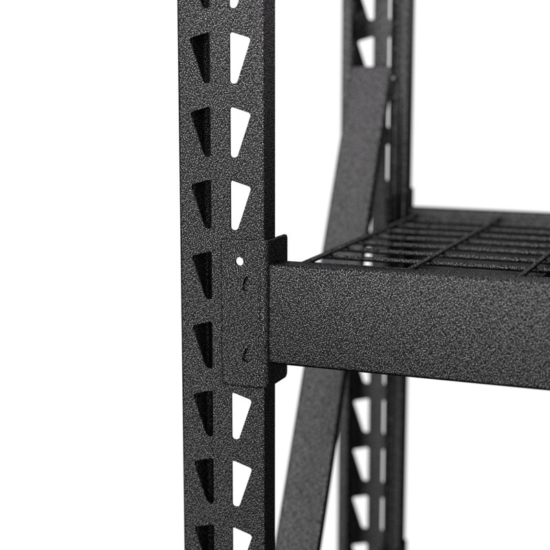 87.01" H X 90.75" W X 24" D Heavy-Duty Metal Shelving