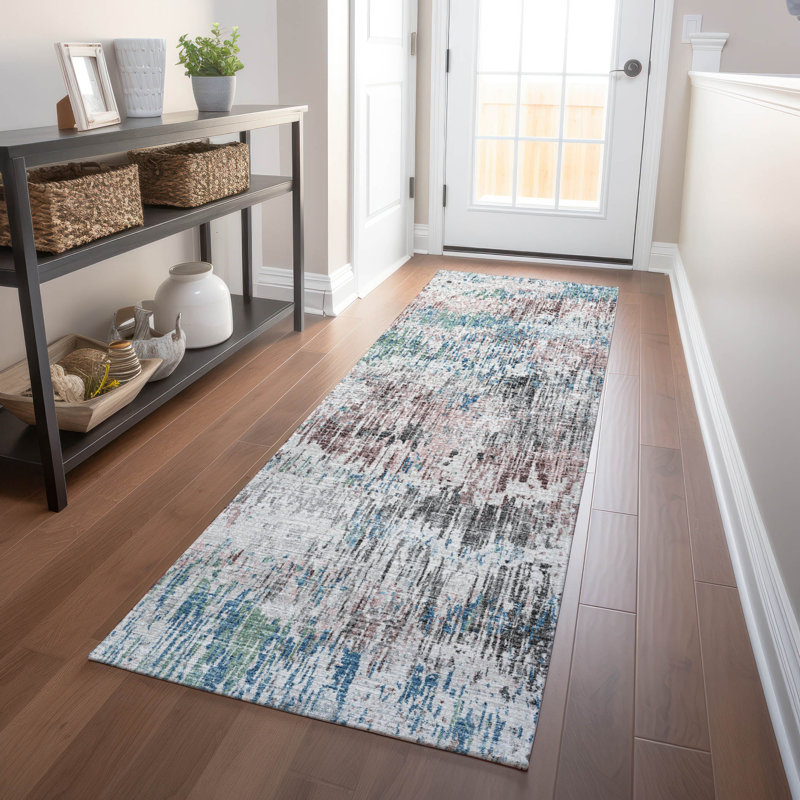 Premium Machine Washable Driessen AMF66 Multi Rug, Runner 2'3" x 7'6"