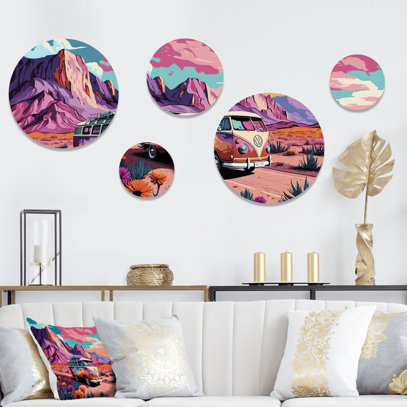 Transportation Wall Decor on Metal