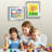 Wiedeman Kids Art Frame 10 x 12.5” with 8.5 x 11” Mat - Composite Wood with Glass (Set of 2)-828873371