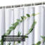 Rideau de douche avec 12 crochets Eucalyptus-1968775082