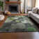 Premium Machine Washable Cerrito AMF556 Green Rug