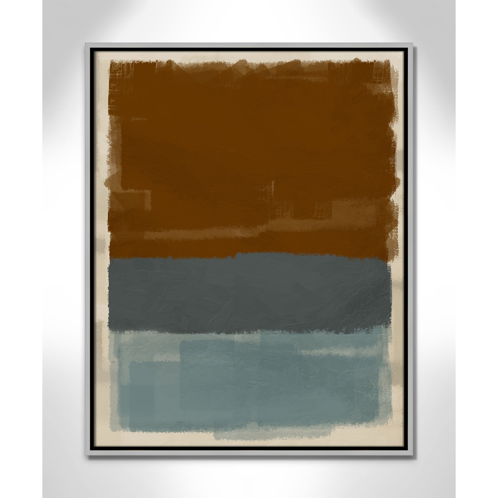Turbulent Honesty Print by Marcus Prime, 23.5'' W x 29.5'' H, Silver Floater