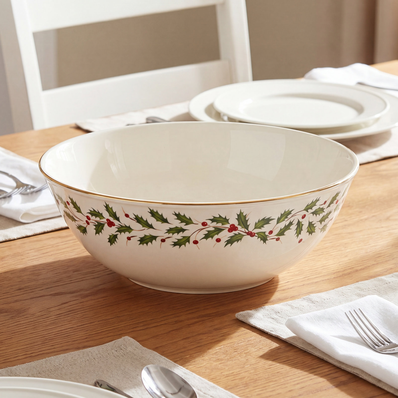 Holiday Porcelain Serving Bowl