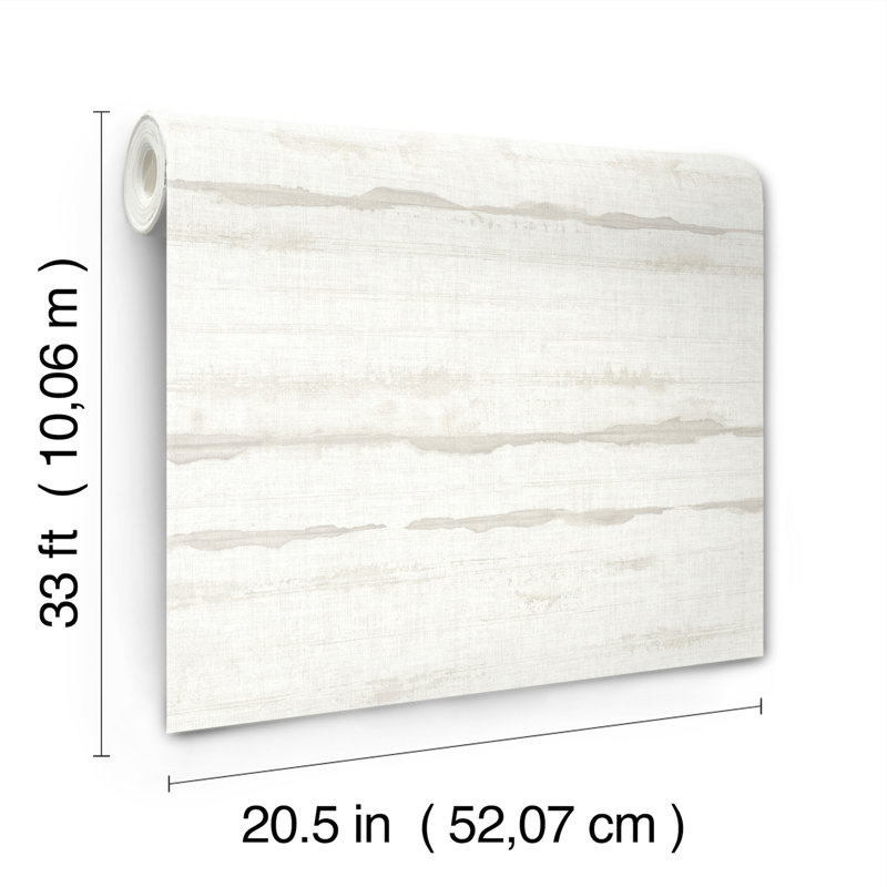 Folly Zen Swirls Wallpaper, White