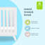 Otto 3-in-1 Convertible Mini Crib with 4" Mattress-72759638