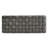Lindo Walnut Finish Woven Bench - Fabric Woven-1880683497