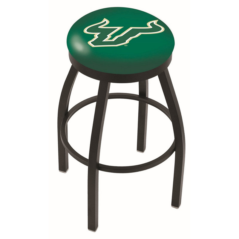 Tabouret de bar pivotant de 30 po NCAA, Ride noire, Université de Floride du Sud