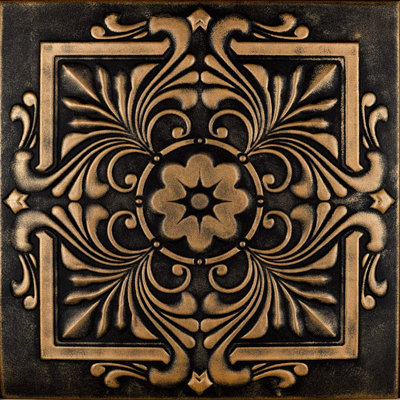 Victorian 1.6 ft. x 1.6 ft. Polystyrene Glue-up Ceiling Tile