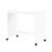 White 3pc Desk And Stool Combination, With Rolling 2 Chargers For Home Ensemble Office,-659383835