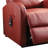 Red PU Recliner W/ Power Lift