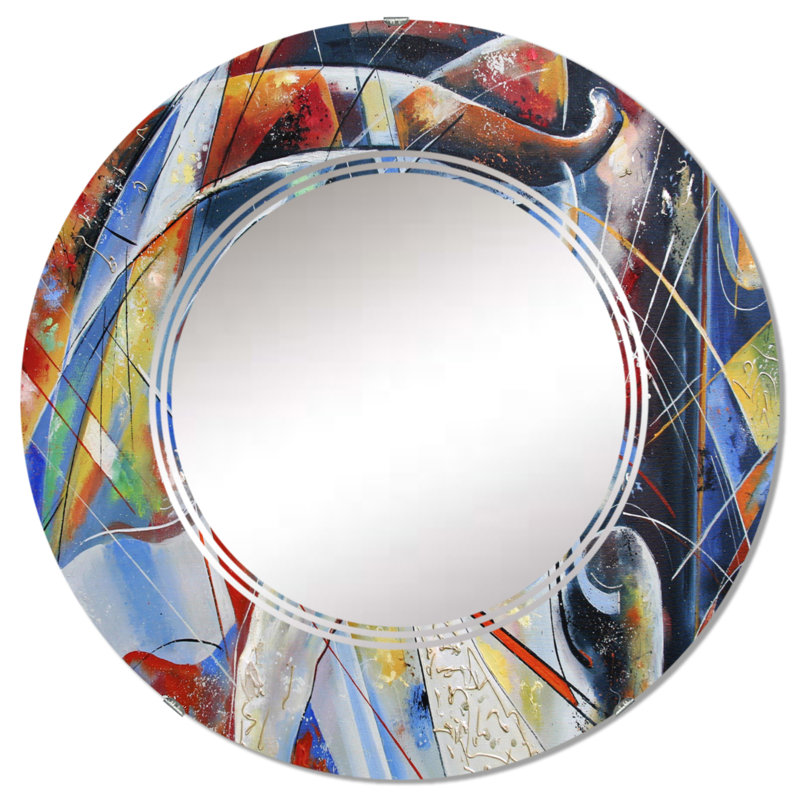Circle Mirror, 24" x 24"