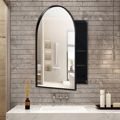 Wall Mounted Bathroom Storage Cabinet, Medicine Cabinet, Modern Bathroom Wall Cabinet With Mirror