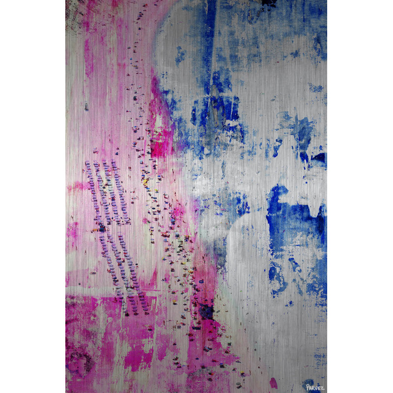 « exhilaration » par parvez taj,, reproduction d’art sur aluminium brossé, H 24 po x l 36 po x P 1,5 po