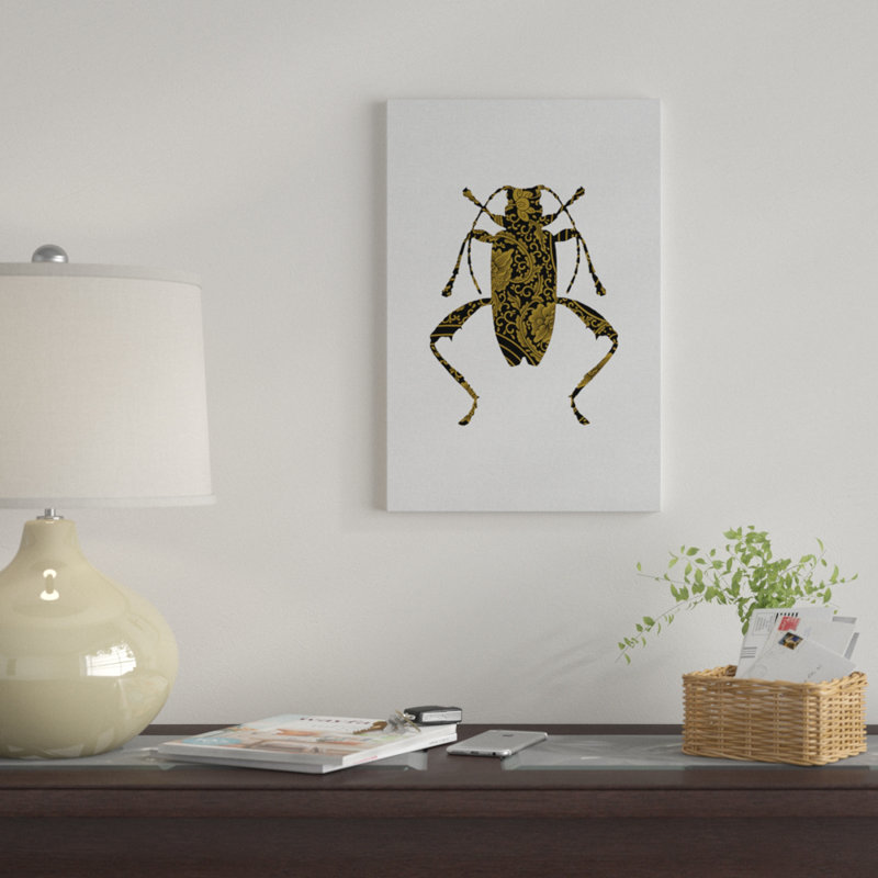 «Beetle IV», impression sur toile, H 40 po x l 26 po x P 1,5 po, Toile tendue, Pas de tapis