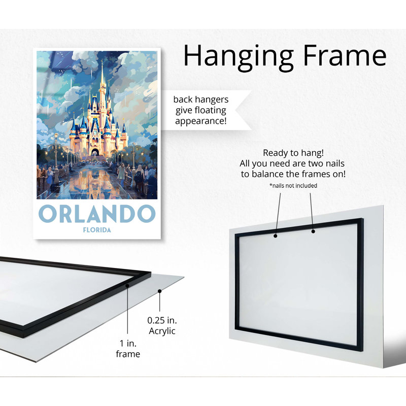 Analyssa " Disney World, Orlando ", 36" H x 24" W x 1" D