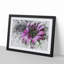 Purple Daisy in Abstract - Picture Frame Painting Print-55765360-55765364