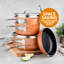 Batterie de cuisine 10 pièces Gotham Steel Stackmaster