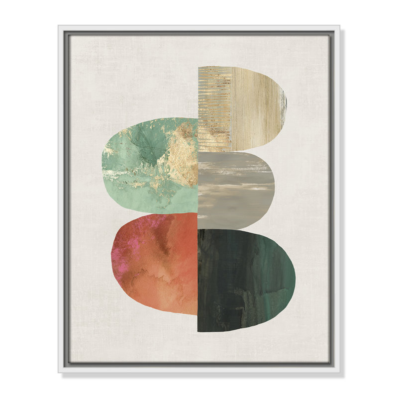 Westcreek Evolving Energy I - Painting Print, Picture Framed Canvas, 21.5" H x 17.5" W, Black