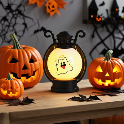 Halloween Decoration - Pumpkin Lantern Night Light, LED Halloween Decorative Light, Horror Luminous Ornament, Indoor And Outdoor Window Display Decoration, Festival Gifts