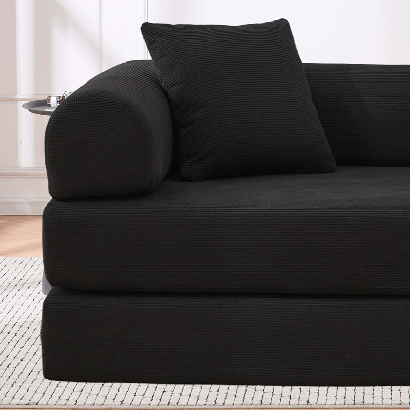 Canapé-lit pliant avec matelas à ressorts en mousse, conception convertible pour le salon, le bureau ou un appartement, peu encombrant et confortable