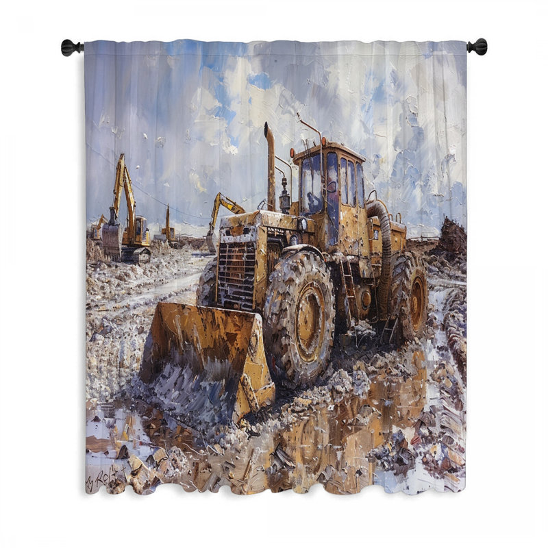 Panneau de rideau transparent Reginia, L 50 po x L 84 po