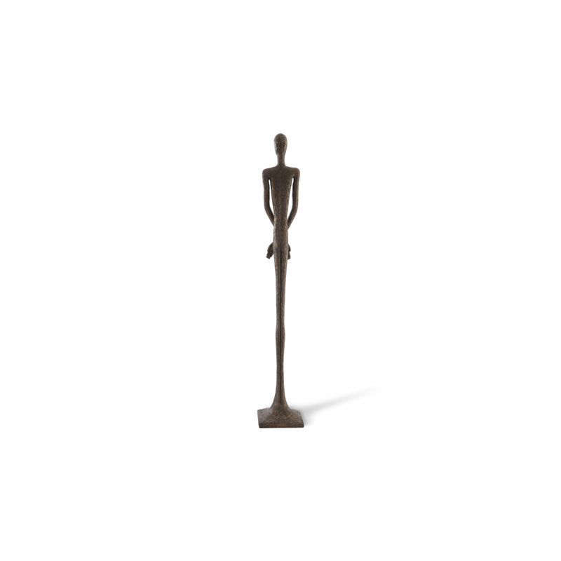 Lloyd Skinny Male Statue, 84" H x 16" W x 13" D, Bronze