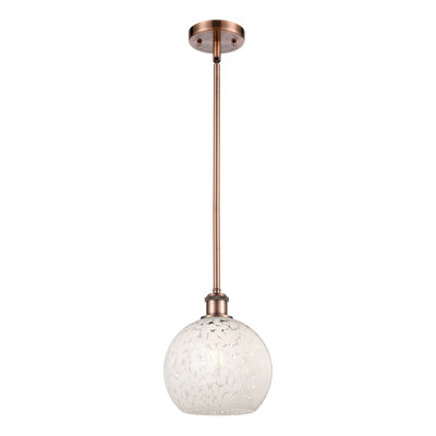 Ballston Mouchette 1 Light Stem Hung Pendant-516-G1216
