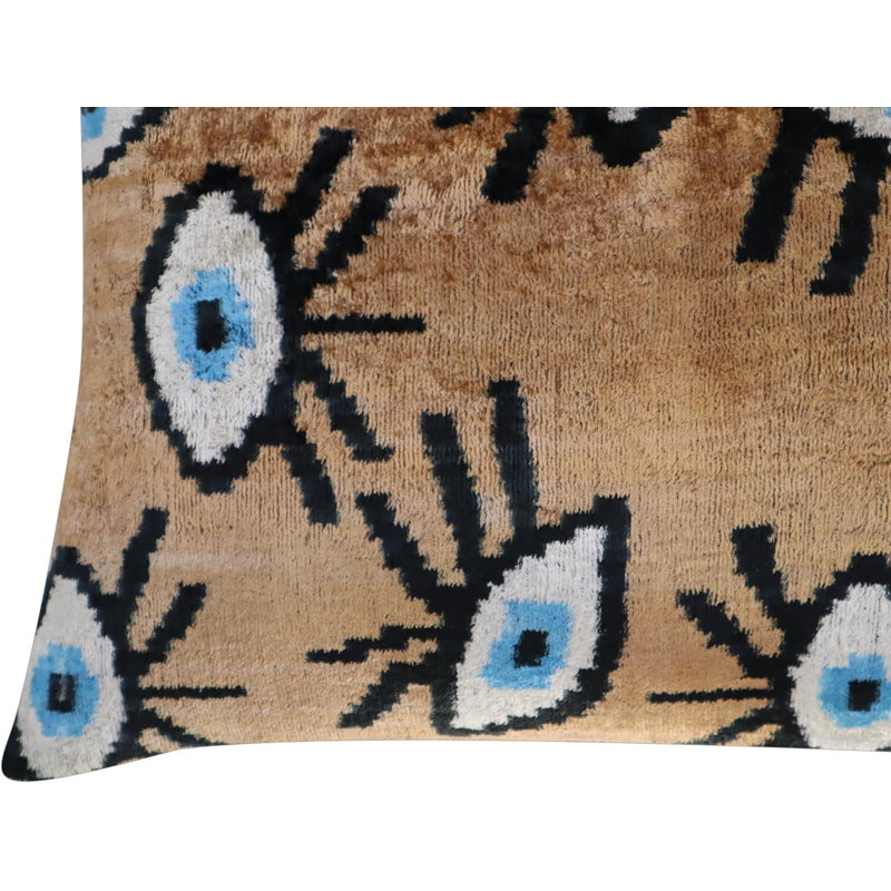 Velvet Rectangular Pillow Cover & Insert, Brown